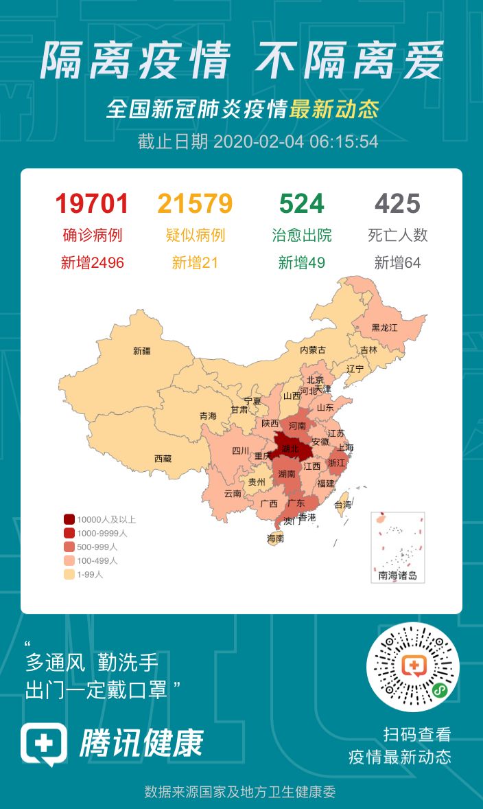 全国新寇肺炎最新疫情报告发布